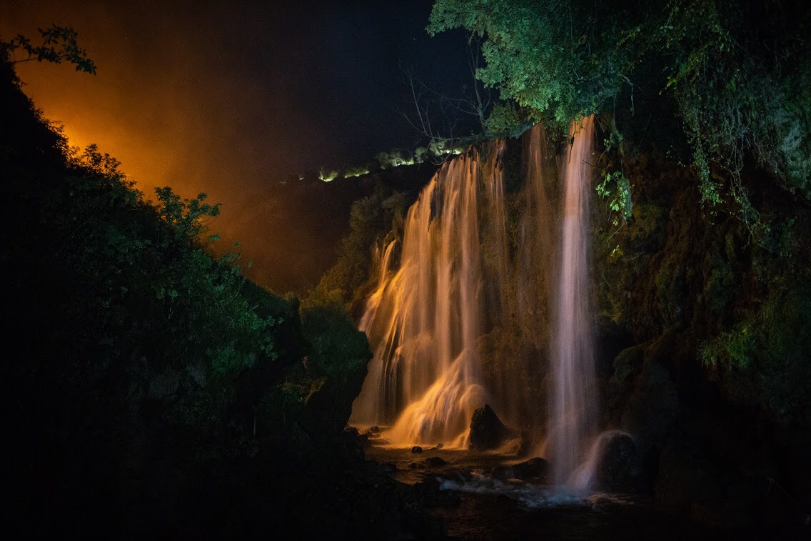 Cascata delle Marmore di Notte River Walking Notturno