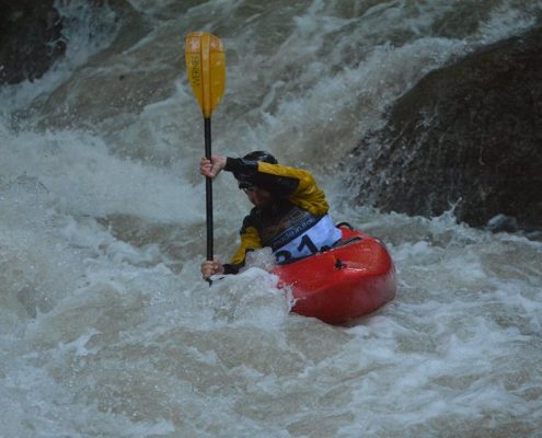 iscesa in canoa Kayak del fiume,