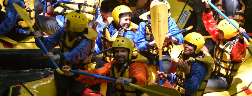 Giornata di Rafting sotto la cascata delle Marmore