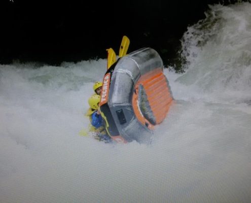 Cappottamento Rafting