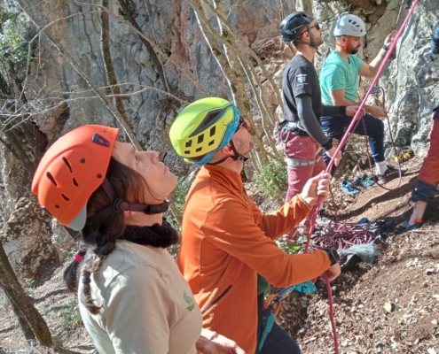 arrampicata sicura Cascata delle Marmore