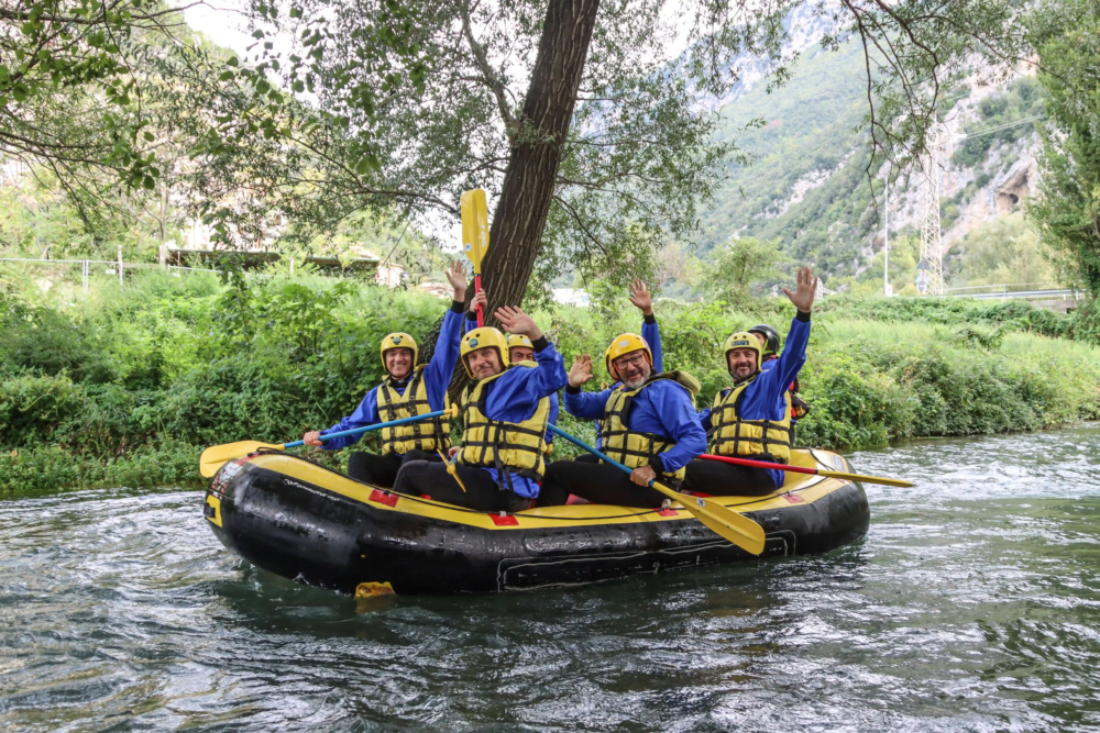 Rafting Umbria percorso adatto a tutti