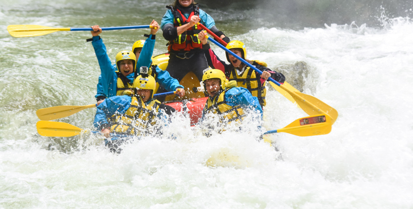 addio al nubilato in Umbria Rafting