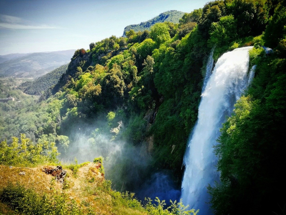 Cascata delle Marmore dall'alto