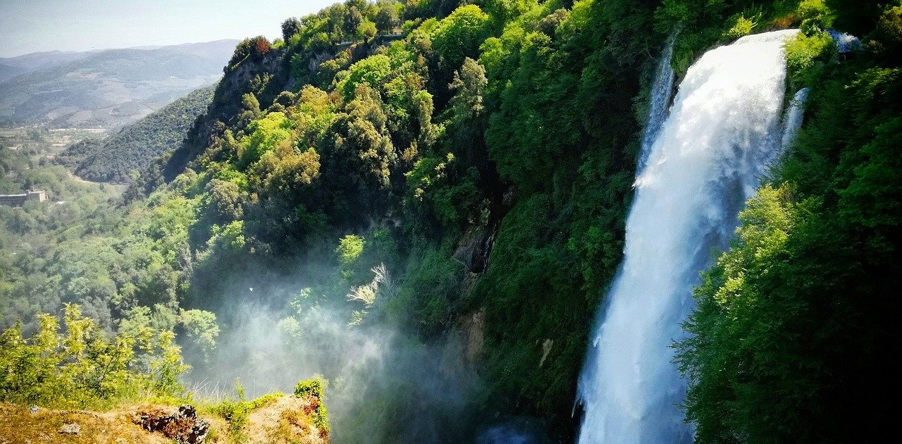 Cascata delle Marmore dall'alto