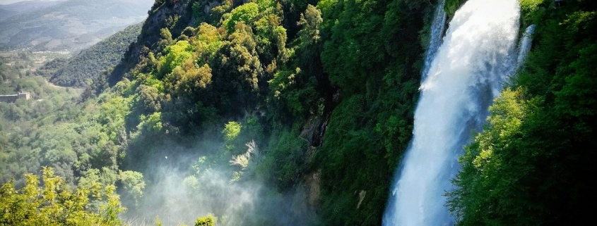 Cascata delle Marmore dall'alto