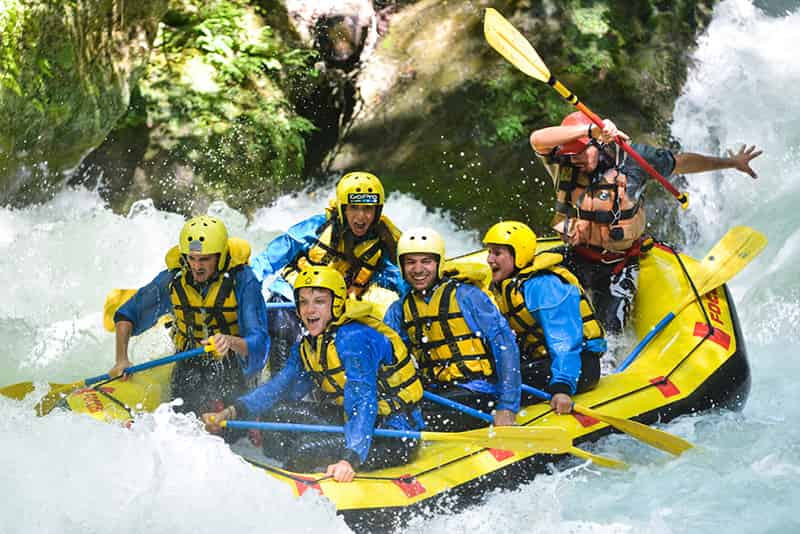 guida fa la dab sul gommone rafting in umbria