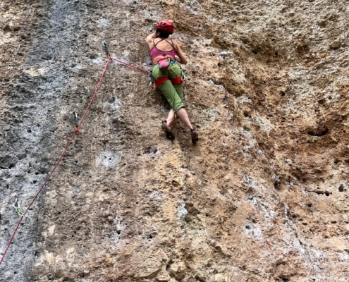 Arrampicata sportiva Scalatrice esperta