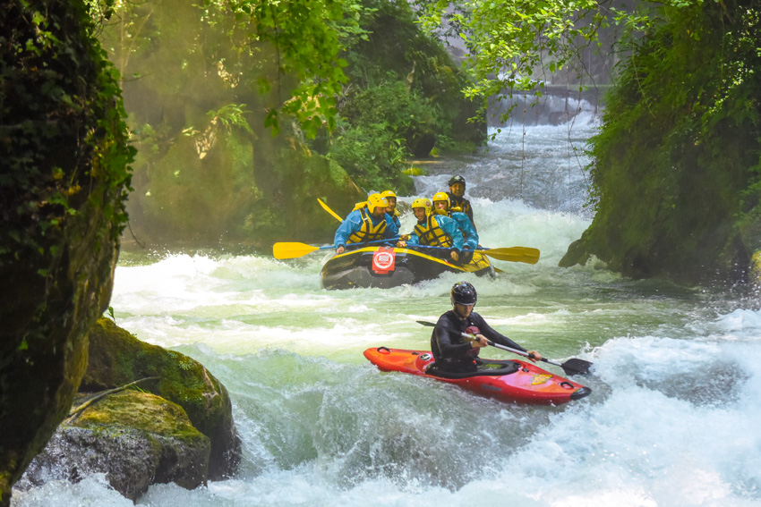 rafting e kayak in umbria