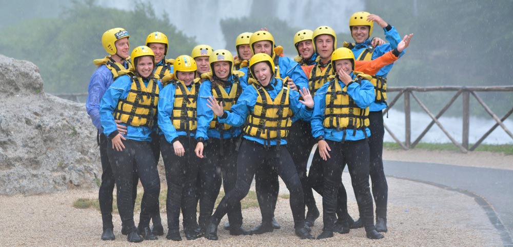 il Rafting con pioggia si può fare