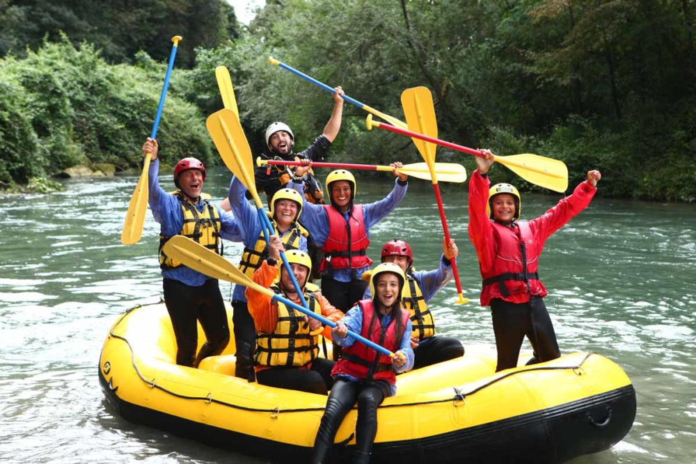 rafting soft per i bambini a pasqua