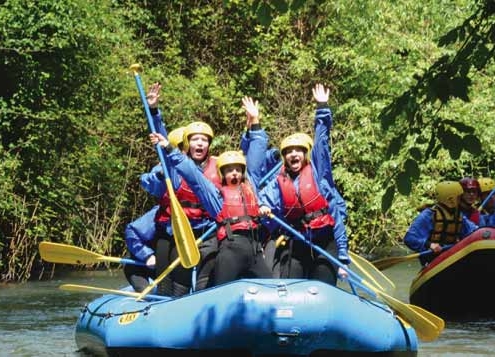 rafting soft per famiglie e bambini